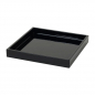 Preview: Mini Size Tray, square, paint Lacquer black